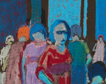 Richard C. Poole (20th century), Lady in a red dress