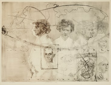 Jiri Anderle (b. 1936), "Portrait of my Friend" from the "Portraits in the Passage of Time Cycle,"