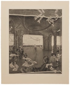 Peter Milton (b. 1930), "Soundings" from the "Interiors VI" series, 1989