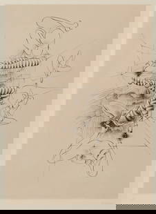 Hans Bellmer (1902-1975), "Les Saltimbanques," 1967: Hans Bellmer(1902-1975)"Les Saltimbanques," 1967Etching and drypoint on wove paperEdition: 73/100Signed and numbered in pencil in the lower margin: Bellmer; a number notation in pencil at th