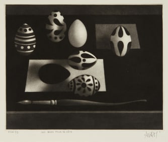 Mario Avati (1921-2009), "Des Oeufs pour ta F'te," 1960