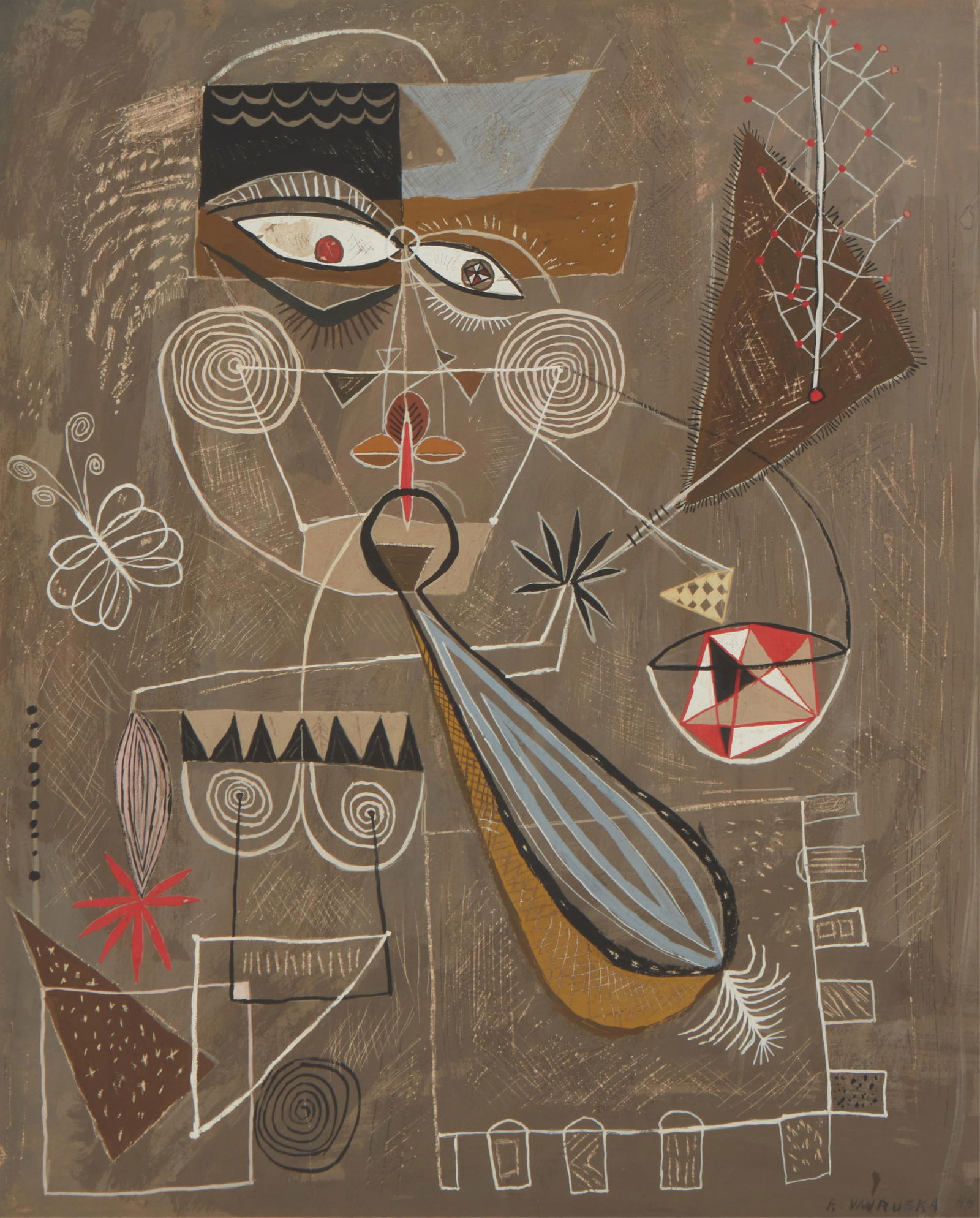 Frank Vavruska (1917-1974), "Nurse Taking Temperatures," 1944 (1 of 6)