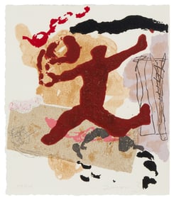 Zhou Brothers (b. 1952 & 1957), "Life Temperament," Terragraph in colors on paper, 9.5" H x 8" W