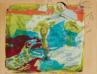 Corita (Sister Mary) Kent (1918-1986), "Guardian Angel," 1955