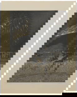 Peter Milton (b. 1930), "Water Music" from the "Interiors V" series, 1988: Peter Milton(b. 1930)"Water Music" from the "Interiors V" series, 1988Etching on Somerset Buff paperEdition: 62/175Signed, titled, dated, and numbered in pencil in the lower margin