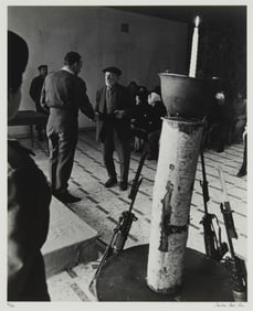 Micha Bar-Am (b. 1930), "Bereaved Father, Golan Heights," one plate from "Micha Bar-Am" portfolio,