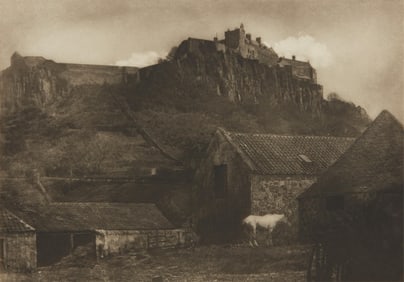 James Craig Annan (1864-1946), "Stirling Castle," 1907, Photogravure on tissue paper, Image/Sheet: