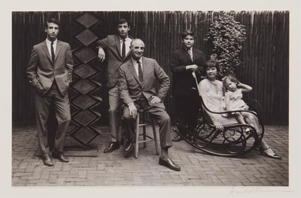 Arnold Newman, (1918-2006), Portrait of the Wise family, Gelatin silver print on photographic paper