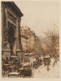 Luigi Kasimir (1881-1962), "Porte St. Denis"