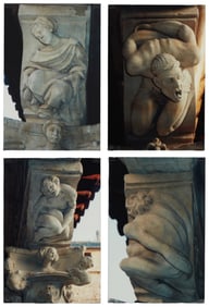 Amy Conger (1942-2023), A group of four historiated column capital photographs