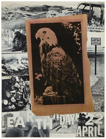 After Robert Rauschenberg (1925-2008), "Earth Day" poster, 1970