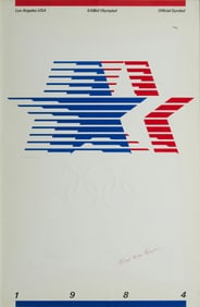 After Robert Miles Runyan, (1925-2001), "Los Angeles USA, XXIIIrd Olympiad, Official Symbol, 1984",
