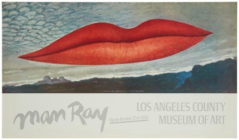 After Man Ray (1890-1976), An exhibition poster for "Man Ray: Los Angeles County Museum of Art,"