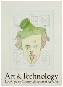 After Claes Oldenburg (1929-2022), An exhibition poster for "Art & Technology: Los Angeles County