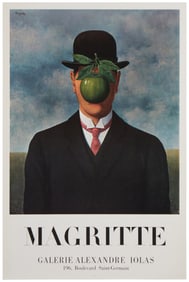 After Rene Magritte (1898-1967), An exhibition poster for "Rene Magritte: Galerie Alexander Iolas,"