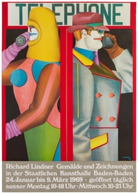 After Richard Lindner (1901-1978), An exhibition poster for "Richard Lindner: Staatlichen Kunsthalle