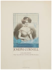 After Joseph Cornell (1903-1972), An exhibition poster for "Joseph Cornell (Collages: 1931-1972), 6