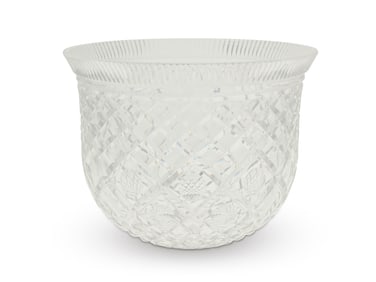 A large Waterford glass bowl
