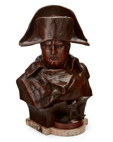 Renzo Colombo (1856-1885), Bust of Napoleon as general, 1885