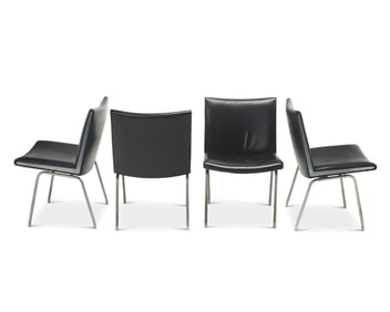 Hans Wegner (1914-2007), Four AP-38 Airport chairs for A. P. Stolen, 1960s