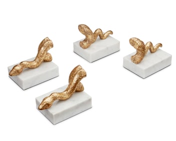 Two pairs of Villa & House "Asp" bookends