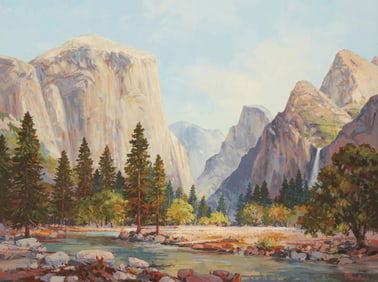 William Albert Hamilton Jr. (1900-1984), "Yosemite Valley"