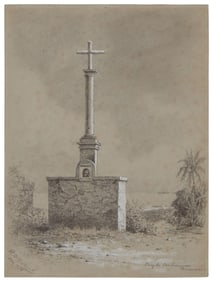 Raymond Dabb Yelland (1848-1900), "Cruz de San Francisco, Panama," 1873