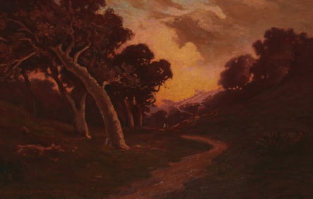 Granville Redmond (1871-1935), Along the Path (Near Monterey), 1908