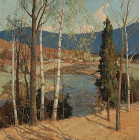 Frederick Mulhaupt (1871-1938), New England river landscape