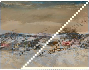 Walter Emerson Baum (1884-1956), Winter scene