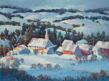 Joseph Nordmann (1922-2015), "New England Winter"