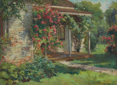 Claire Shuttleworth (1867-1930), "Country Cottage"