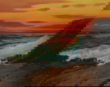 Alfred R. Mitchell (1888-1972), Laguna sunset
