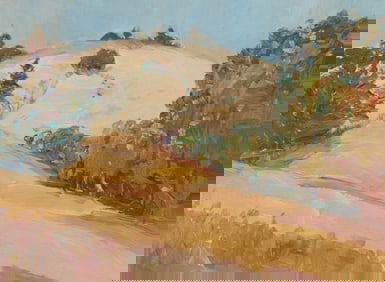 Selden Connor Gile (1877-1947), "Hill in Marin," circa 1920
