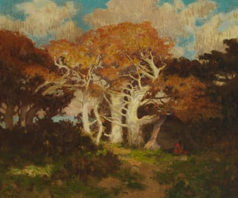 Eanger Irving Couse (1866-1936), "California Cypress"