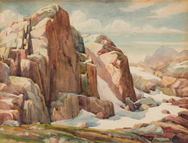 Carl Oscar Borg (1879-1947), "Sierra Mts., Calif."