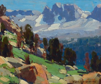 Edgar Alwin Payne (1883-1947), "Mammoth Lake Country, Sierra"