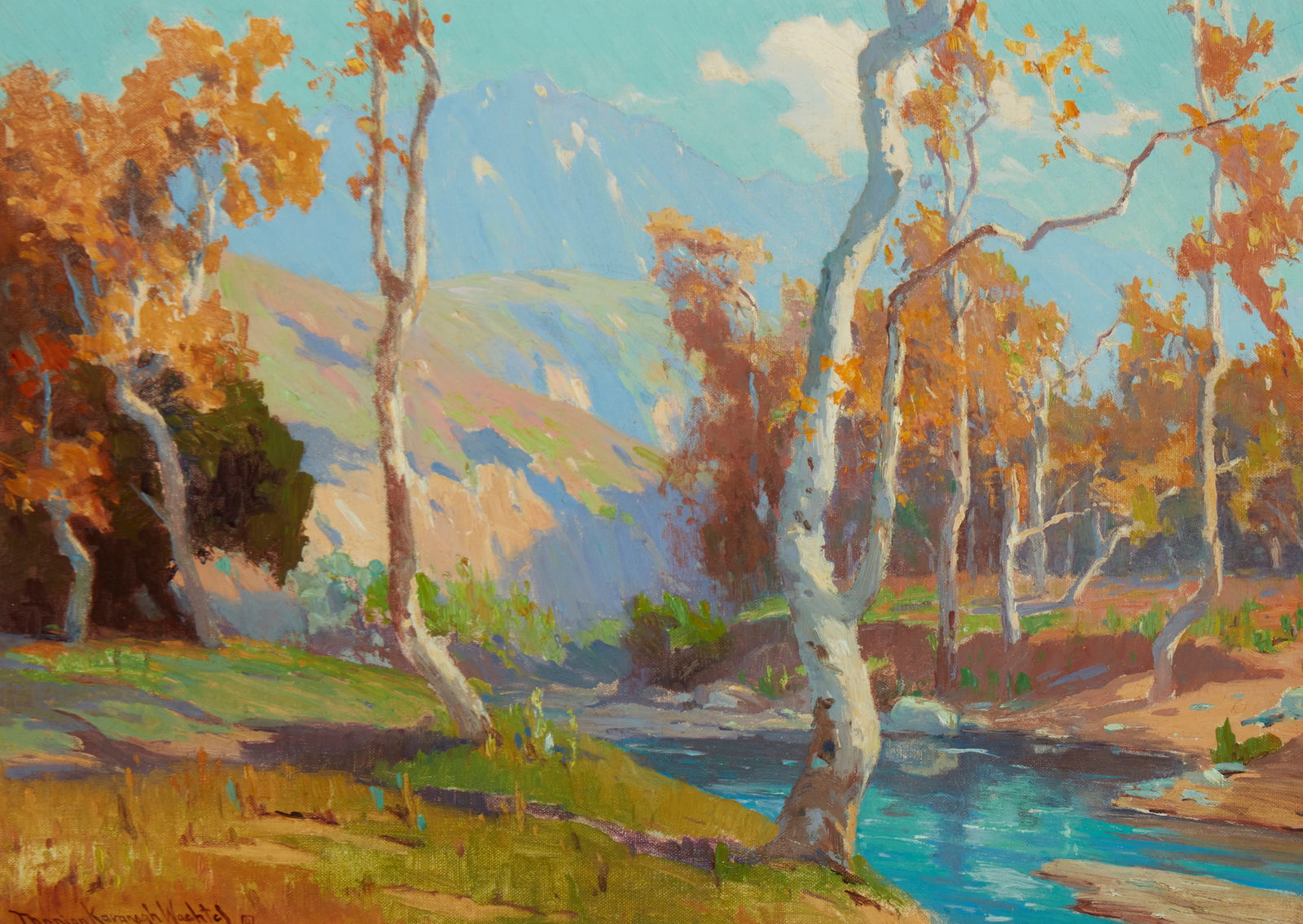 Marion Kavanagh Wachtel (1870-1954), "Santa Anita Creek" (1 of 8)