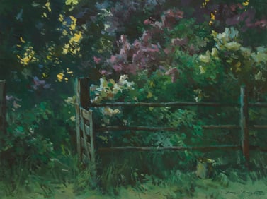Sergei Bongart (1918-1985), "Spring Evening"