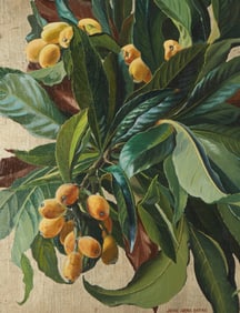 Jessie Arms Botke (1883-1971), A loquat tree