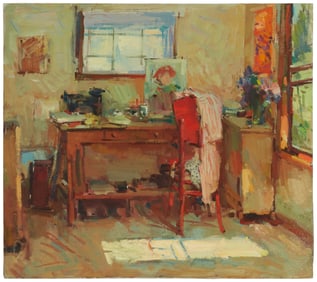 Sergei Bongart (1918-1985), Artist's studio