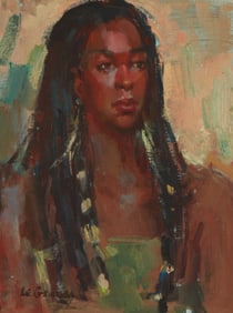 Patricia LeGrande (1941-2024), Portrait of a woman