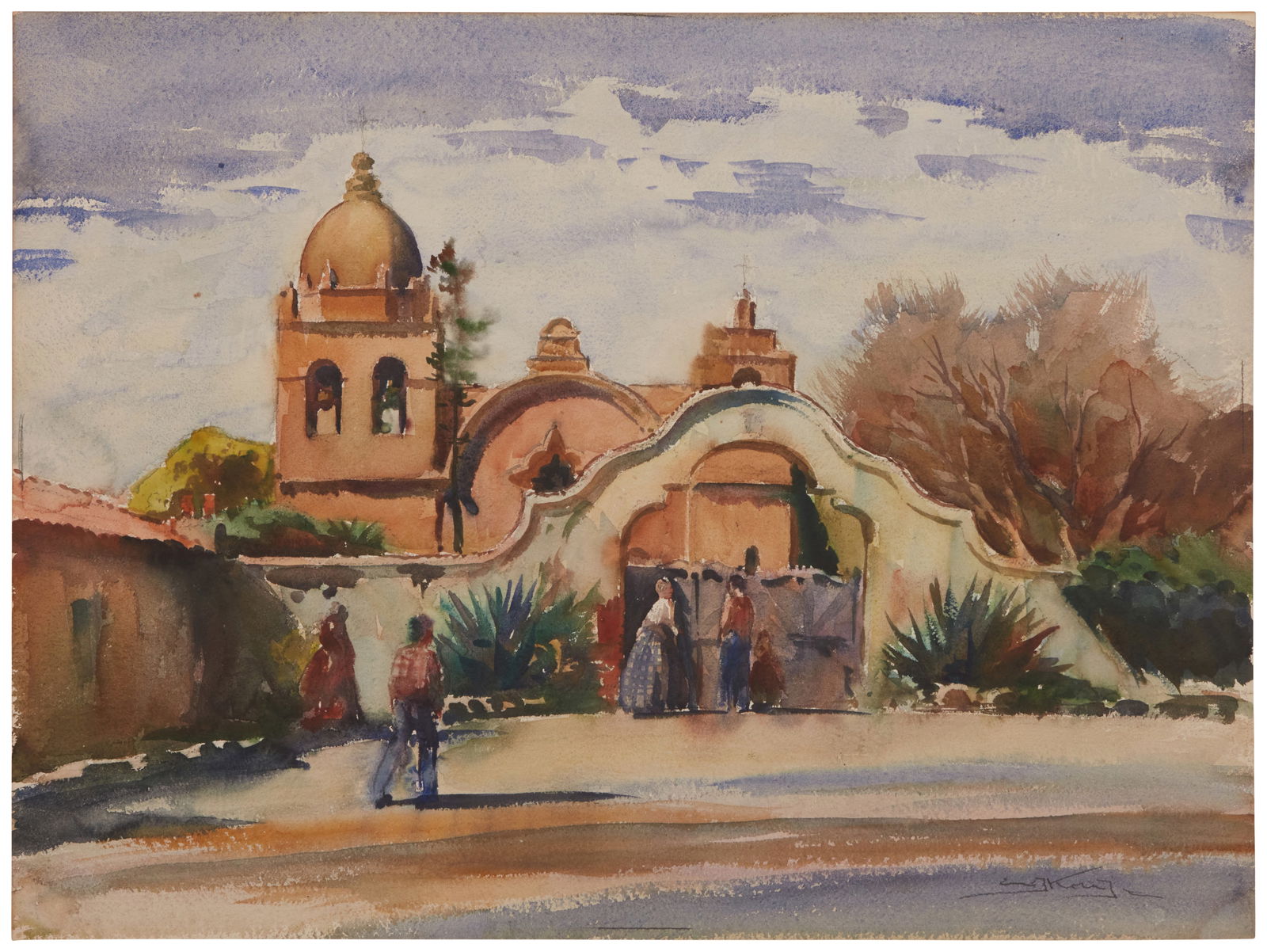 Emil J. Kosa Jr. (1903-1968), "Carmel Mission" (1 of 6)