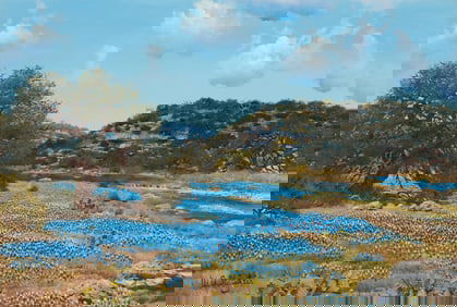 William Slaughter (1923-2003), Texas Bluebonnet landscape
