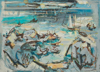 Phil Dike (1906-1990), "Shore Tapestry"