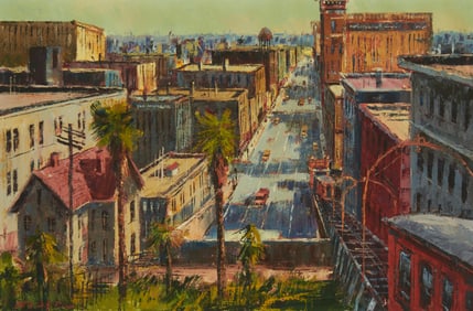 Ben Abril (1923-1995), "Down Angels Flight," 1959