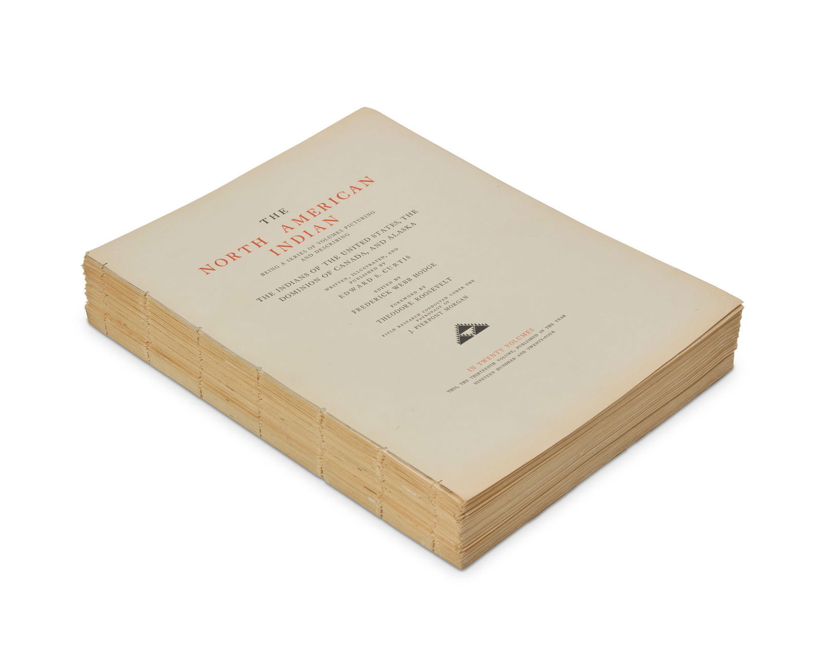 Edward Curtis (1868-1952), "The North American Indian," Volume Thirteen, and Large Supplemental (1 of 14)