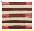 A Navajo Second Phase wearing blanket