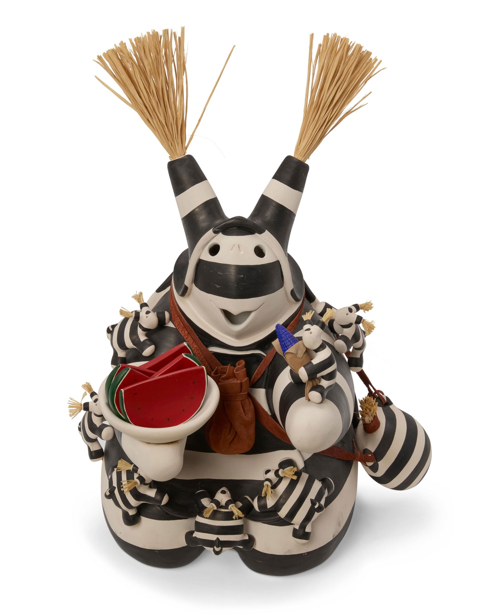 Randall (Randy) Chitto (b. 1962, Choctaw), Turtle Koshare storyteller (1 of 7)