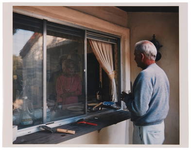 Larry Sultan (1946-2009), "Conversation Through Kitchen Window" from "Pictures from Home" series,: Larry Sultan(1946-2009)"Conversation Through Kitchen Window" from "Pictures from Home" series, 1986C-print on paperPrinted in 1999 for Mother Jones L.A. PortfolioSigned in ink, ver